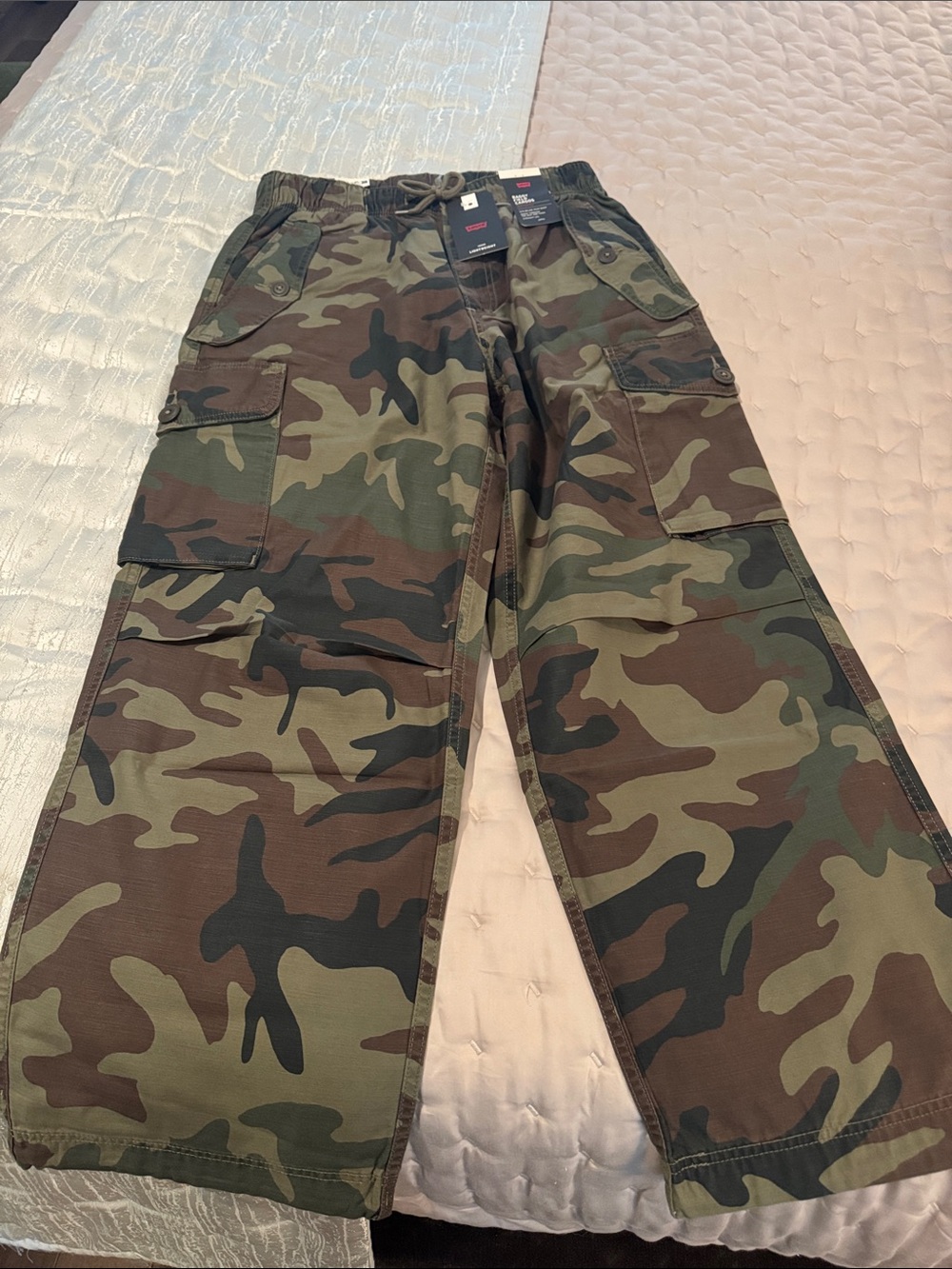 Levi's Men's Camo Cargo Pants — Green & Brown